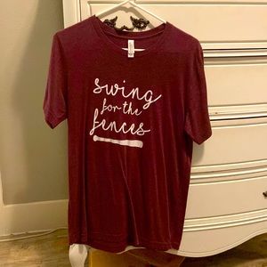 Swing for the fences T-shirt